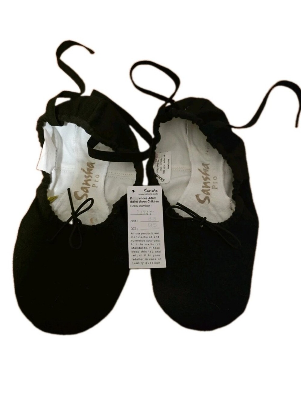 Sansha Pro Women's Black Ballet Slippers